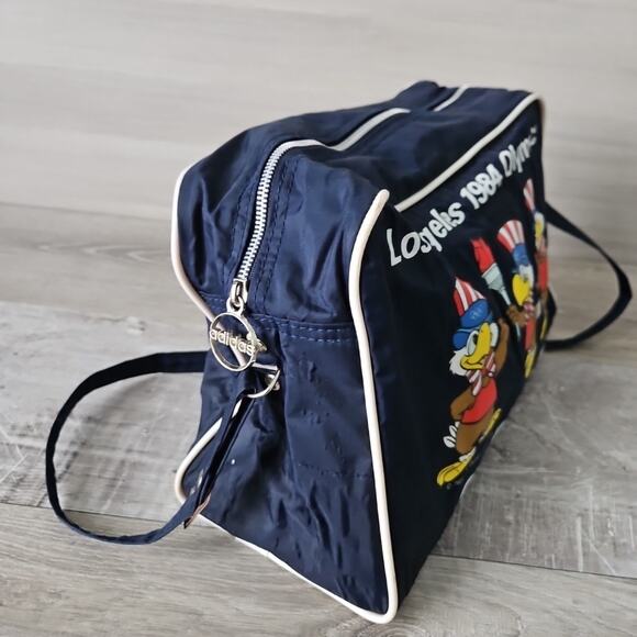 Vintage 1984 ADIDAS USA Olympic Committee Duffel Bag Los Angeles 1980s LA - Picture 4 of 16